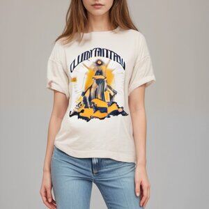 Urban Outfitters Club Fantasy Future Gaze T Shirt White
